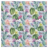 Handgemaltes Aquarell-Kaktus-Muster Stoff (Muster)