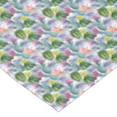 Handgemaltes Aquarell-Kaktus-Muster Tischdecke (Schrägansicht)