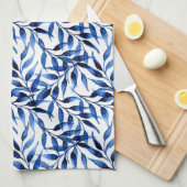 Handgemaltes Aquarell-Tinten-Muster Geschirrtuch (Viertel Falte)