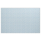 Handgemaltes blaues Aquarell-gewelltes Profil Stoff (Yard (91,4 cm))