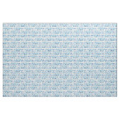 Handgemaltes blaues Aquarell-gewelltes Profil Stoff (Fat Quarter (45,7 x 55,9 cm))