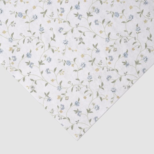 Handgemaltes Blumenseidenpapier Seidenpapier (Ausschnitt)