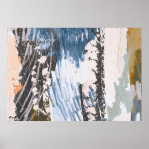 Handgemaltes Design. Einzigartiger künstlerischer  Poster