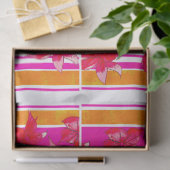 HANDGEMALTES GEBURTSTAGS-TÜCHER-PAPIER SEIDENPAPIER (Geschenk)