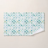Handgemaltes Türkis-Muster Badhandtuch Set (Handtuch)