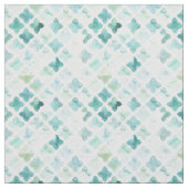 Handgemaltes Türkis-Muster Stoff (Muster)