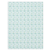 Handgemaltes Türkis-Muster Tischdecke (Vorderseite)