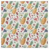 Handgemaltes Wasserfarben-Gemüse- und Obst-Muster Stoff (Muster)