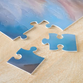 Handgemaltes Wildkatzenporträt Puzzle (Seite)