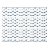 Handgemälztes Blau und weißes Ginger-Tablett Tischdecke (Vorderseite (Horizontal))