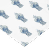 Handgemälztes Blau und weißes Ginger-Tablett Tischdecke (Schrägansicht)