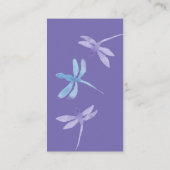 Handgemälztes Unternehmen für Wasserfarben   Visitenkarte (Rückseite)