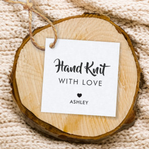 Handgepackter Strick mit Liebe, handgemachte Gesch Geschenkanhänger