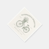 Handgepflückter Fahrraddusche Serviette (Ecke)