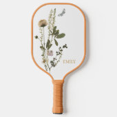 Handgepresste Blüte Pickleball Schläger (Rückseite)