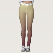 Handgesägte Personalisierte Leggings (Vorderseite)