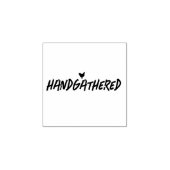 Handgesamter Niedlicher Illustrationsschwarzer Tex Gummistempel (Prägung)