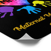 Handgeschenk für psychische Gesundheit Poster (Ecke)