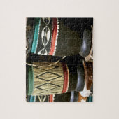 Handgeschnitzte Trommeln, Livingston, Sambia Puzzle (Vertikal)