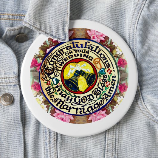 Handgeschnitzter Gourd Wedding Souvenir Button (Beispiel)