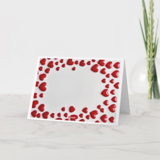 "Handgeschrieben mit Liebe: Valentinins Grüße Dankeskarte (Rückseite)