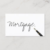 Handgeschriebene Agent-Visitenkarte Visitenkarte (Vorderseite)