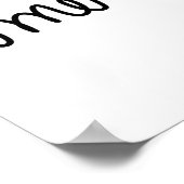 Handgeschriebene Amen Poster (Ecke)