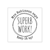 Handgeschriebene Arbeitstrainer für maßgeschneider Gummistempel (Prägung)