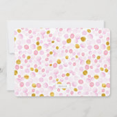 Handgeschriebene Baby Birth Foto Announccard Ankündigung (Rückseite)