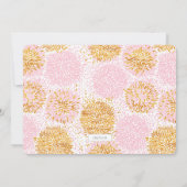 Handgeschriebene Baby Birth Foto Announccard Ankündigung (Rückseite)