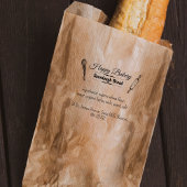 Handgeschriebene Bäckerei Business Ingredients Ele Gummistempel