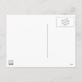 Handgeschriebene Chalkboard Happy Holidays Postkar Feiertagspostkarte (Rückseite)