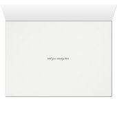 Handgeschriebene Chic Wedding Dankeschön Karten (Innenansicht Horizontal (Unten))