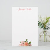 Handgeschriebene elegante briefpapier (Stehend Vorderseite)