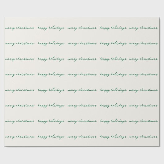 handgeschriebene Farbe Grün Apfelkuchen Geschenkpapier (Flach)