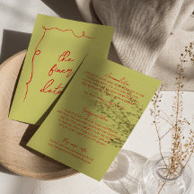 Handgeschriebene farbenfrohe fette moderne Hochzei