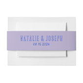 Handgeschriebene farbenfrohe, muffige Retro-Einzig Einladungsbanderole (Vorderseite Beispiel)