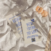 Handgeschriebene farbenfrohe Retro-Einzigartigkeit Einladung