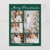 Handgeschriebene Frohe Weihnachten Foto Collage Gr (Vorderseite)