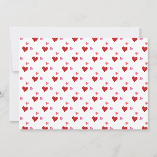 Handgeschriebene Future Mr. & Mrs. Engagement Part Einladung (Rückseite)