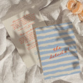 Handgeschriebene, gemalte, polstrische Hochzeitsde Begleitkarte