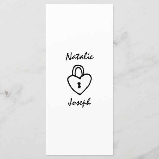 Handgeschriebene Gezeichnet Retro-Quirky-Einzigart Menükarte (Rückseite)