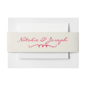 Handgeschriebene Gezeichnet Retro Whimsical Fun We Einladungsbanderole (Vorderseite Beispiel)