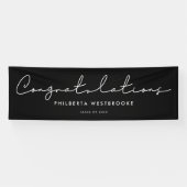 Handgeschriebene Graduierungspartei Glückwünsche Banner (Horizontal)