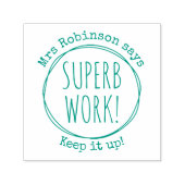 Handgeschriebene grüne Arbeitstrainer Permastempel (Design)