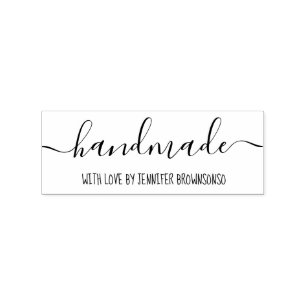 Handgeschriebene Hands mit Liebe Gummistempel