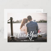 Handgeschriebene Hochzeit Vielen Dank Postkarte (Vorne/Hinten)