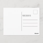 Handgeschriebene Kalligrafie - Neue Adresse Moving Postkarte (Rückseite)