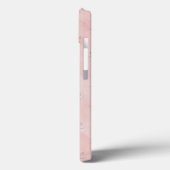 Handgeschriebene LIEBE auf verblasstem rosa Hinter Case-Mate iPhone Hülle (Rückseite / Links)