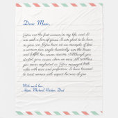 Handgeschriebene Liebe eines Notebooks  Fleecedecke (Vorderseite)